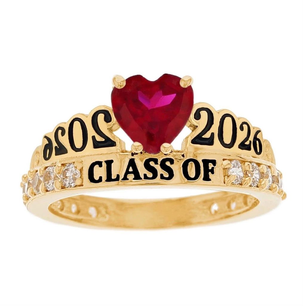 Hermoso anillo de graduación